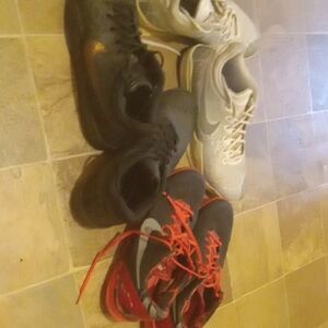 Nike Athletic Shoes - Black, Red, White
